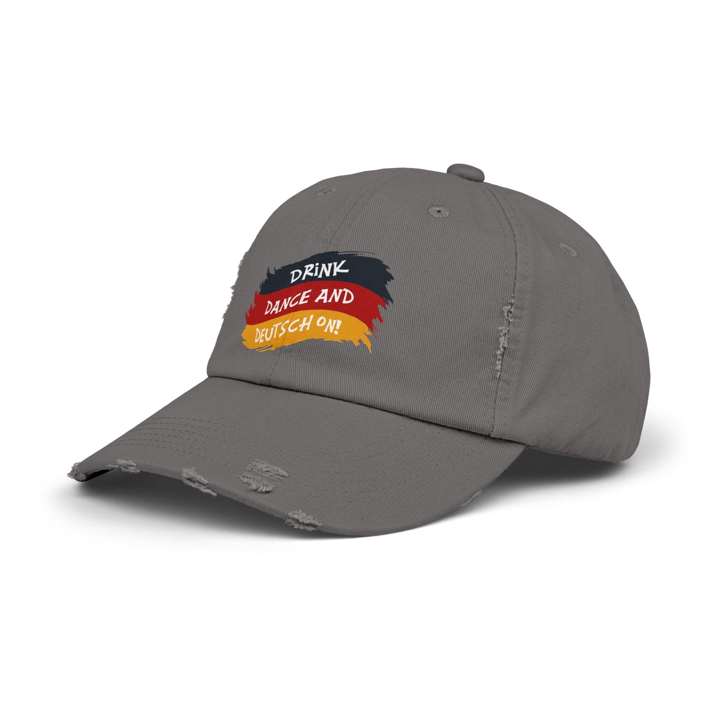 Drink Dance And Deutsch On German Flag Cap