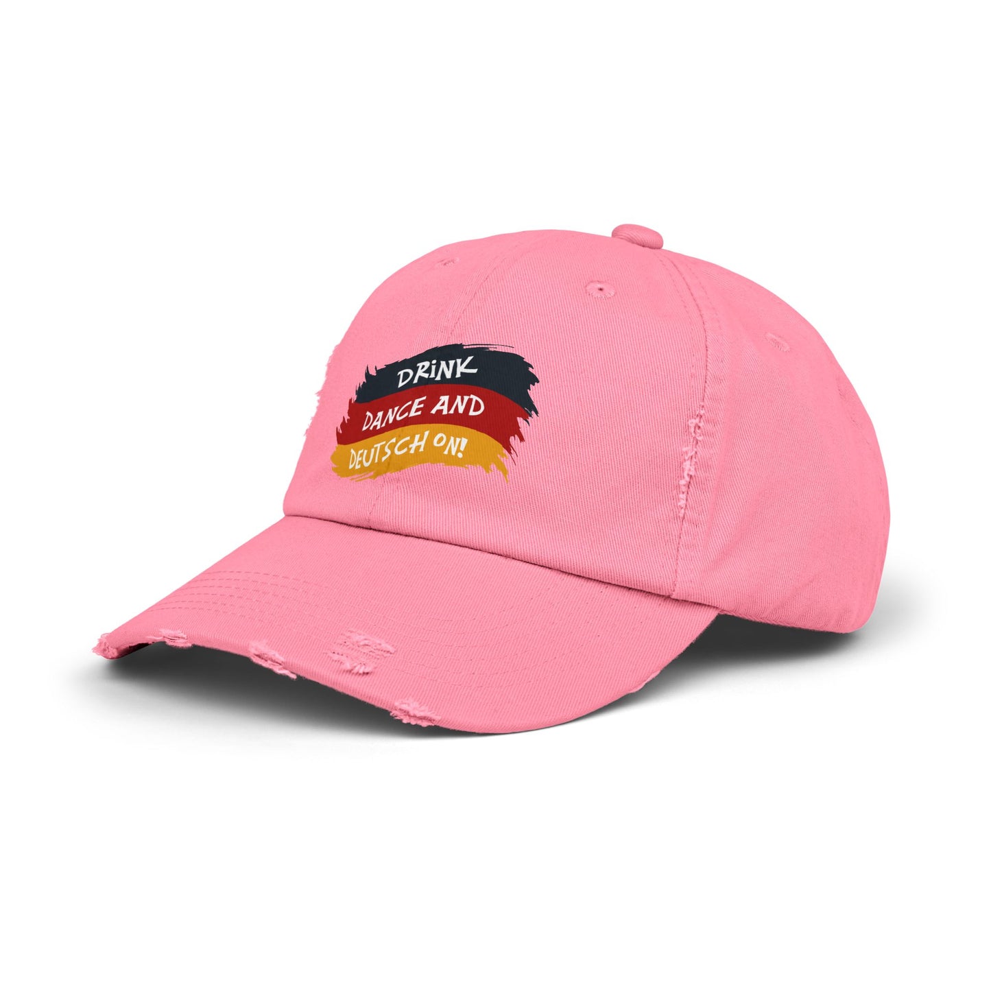 Drink Dance And Deutsch On German Flag Cap