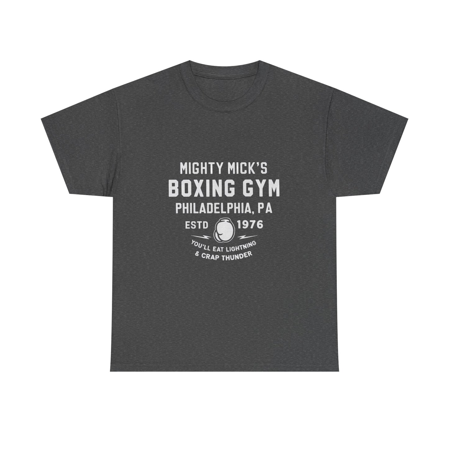 Mighty Mick's Boxing Gym Unisex Heavy Cotton Tee - Comfortable Fitness Shirt for Boxing Lovers