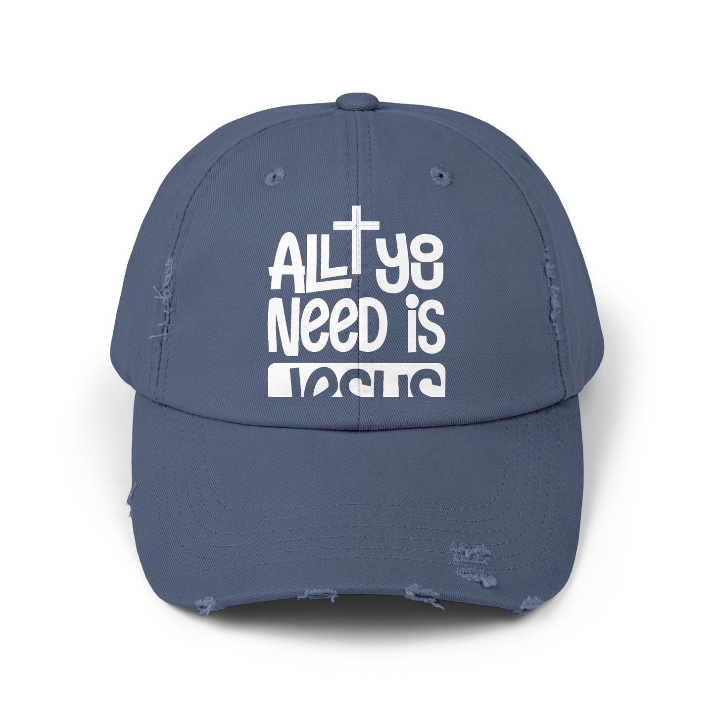 All You Need Is Jesus Inspirational Faith Statement Cap