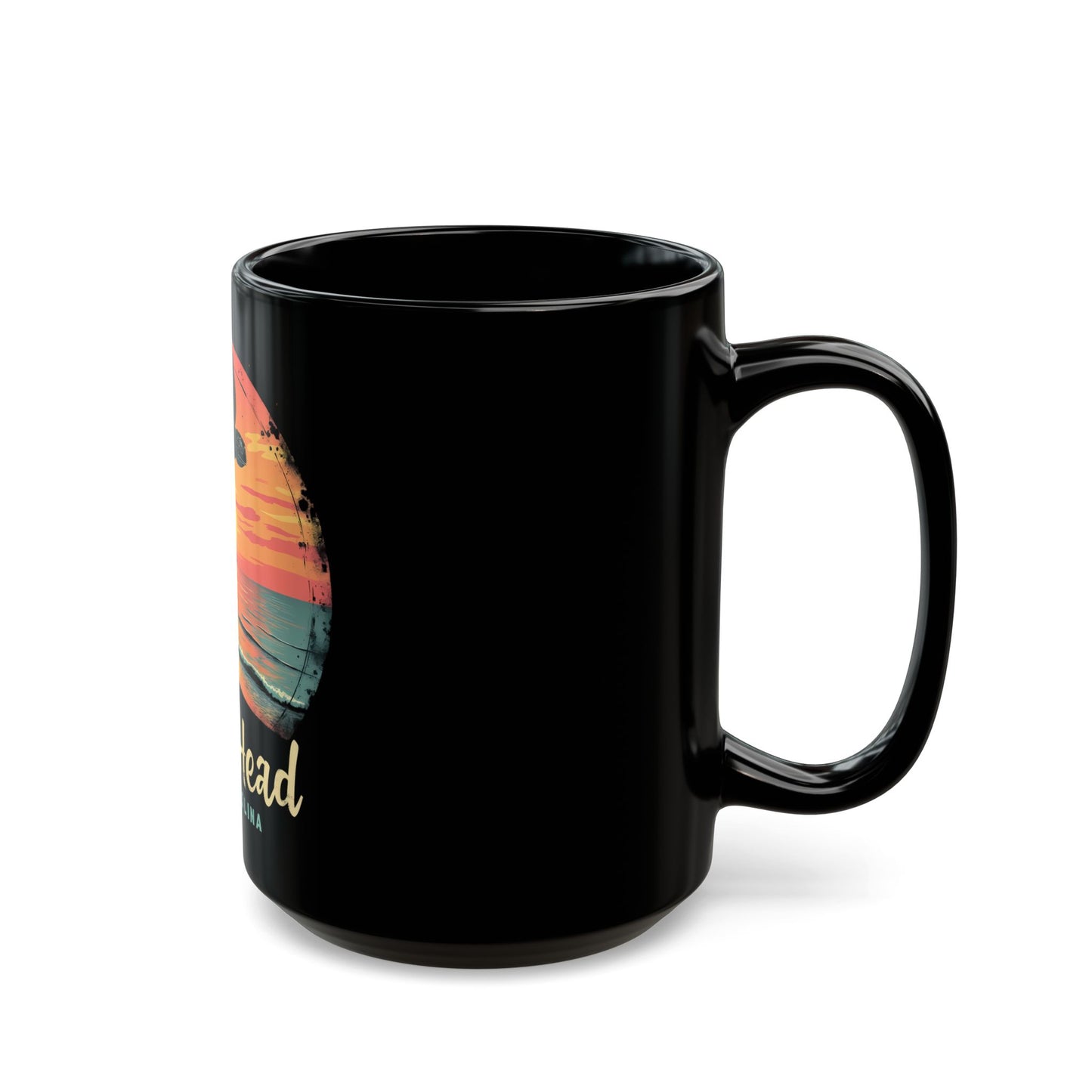 Hilton Head South Carolina Sunset Beach Turtle Ceramic Mug