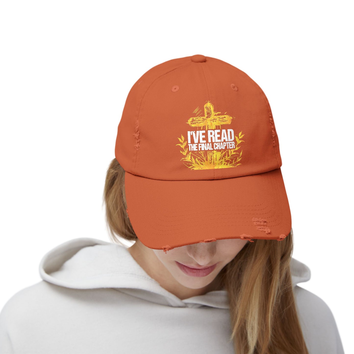 I've Read The Final Chapter God Wins Cross Design Cap