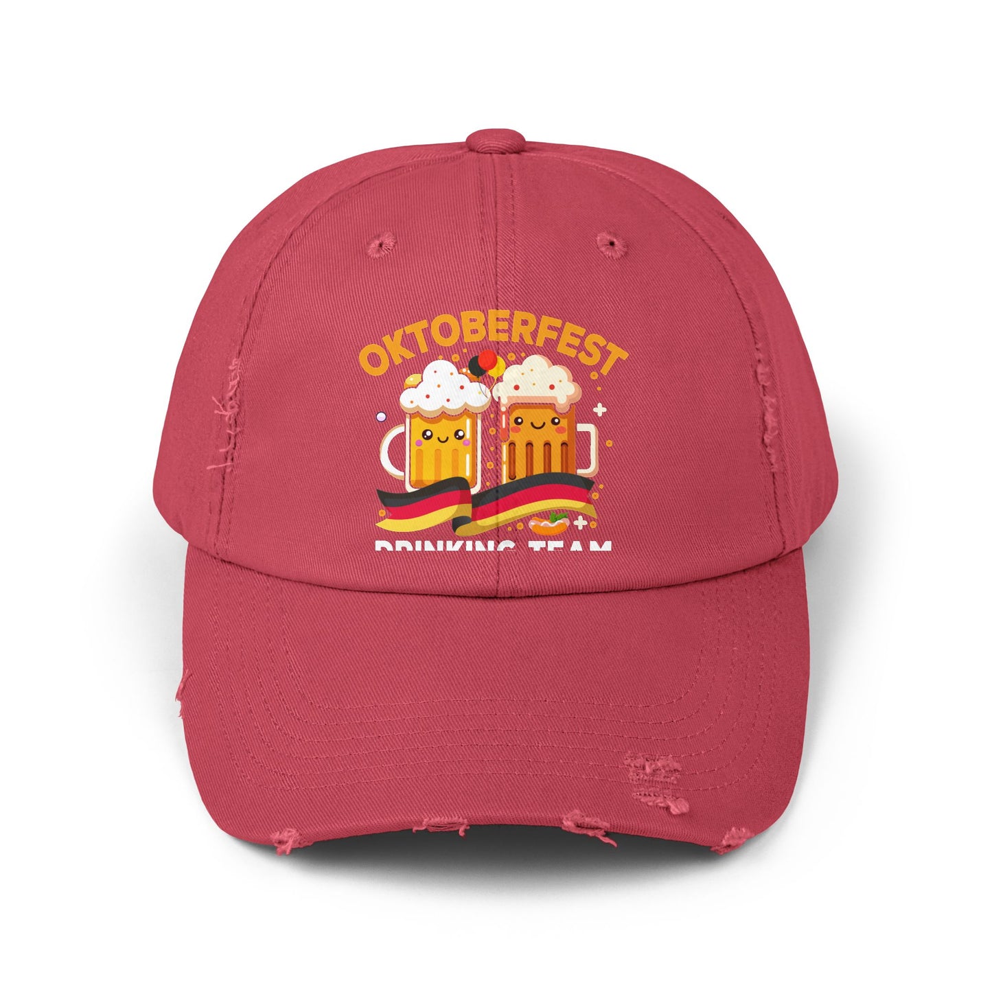 Oktoberfest Drinking Team Fun Beer Mugs German Flag Cap