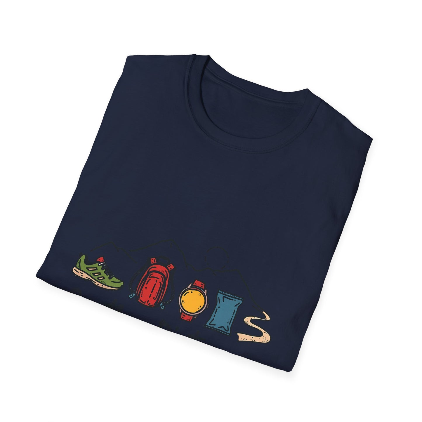 Go the Distance Adventure Enthusiast Hiking Essentials T-Shirt