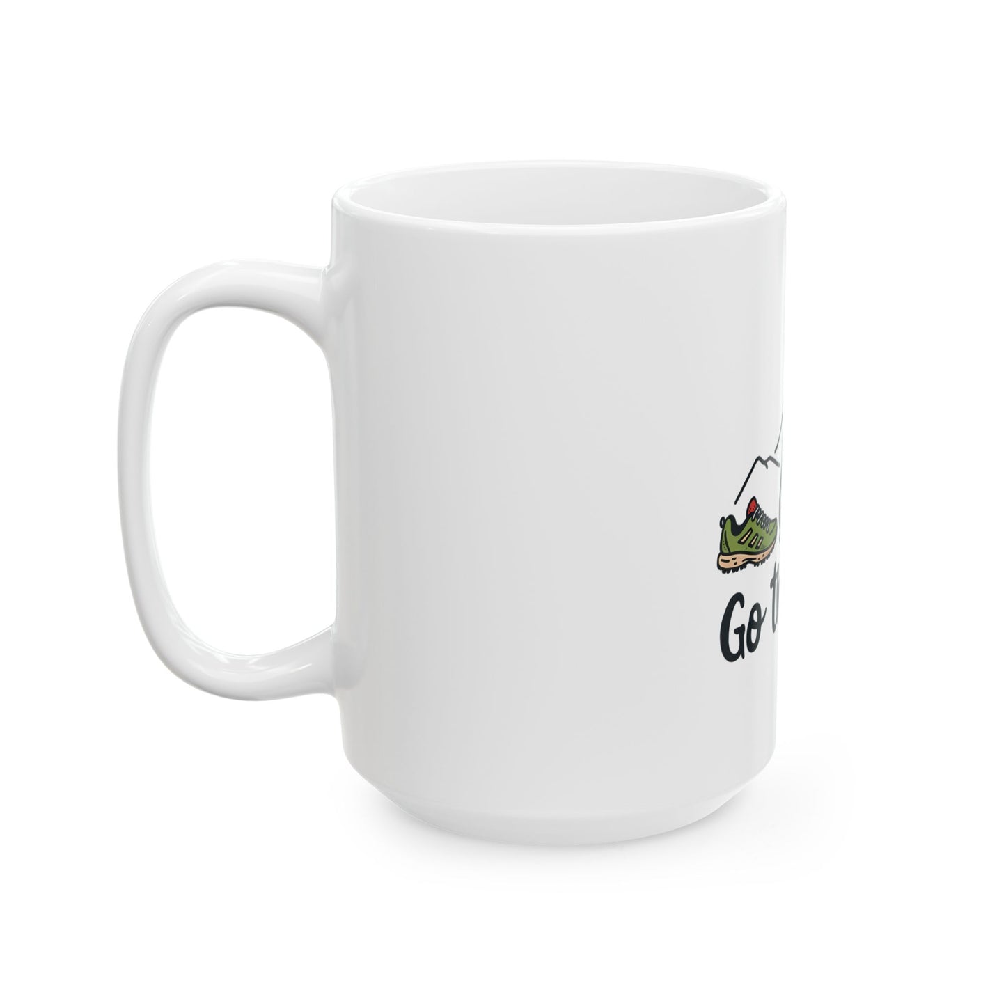 Go the Distance Adventure Enthusiast Hiking Essentials Ceramic Mug