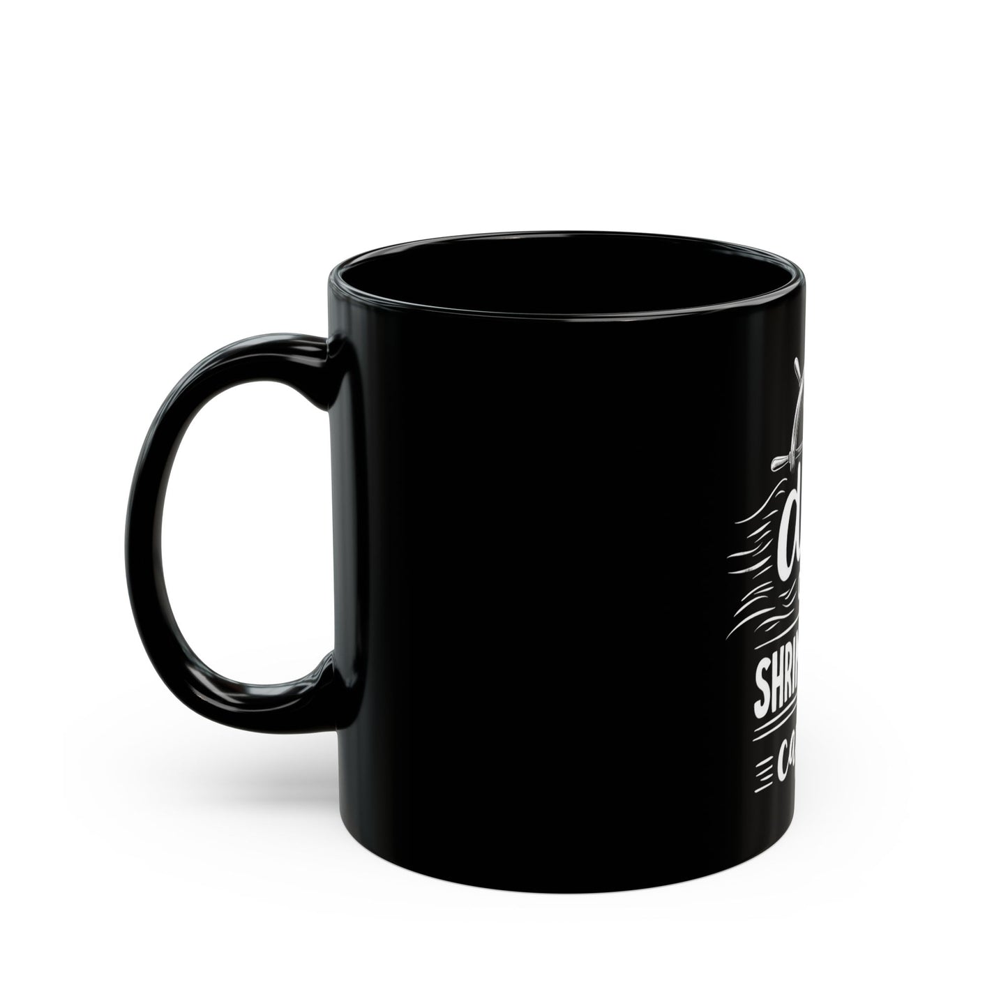 Dibs On The Shrimp Boat Captain Nautical Humor Ceramic Mug