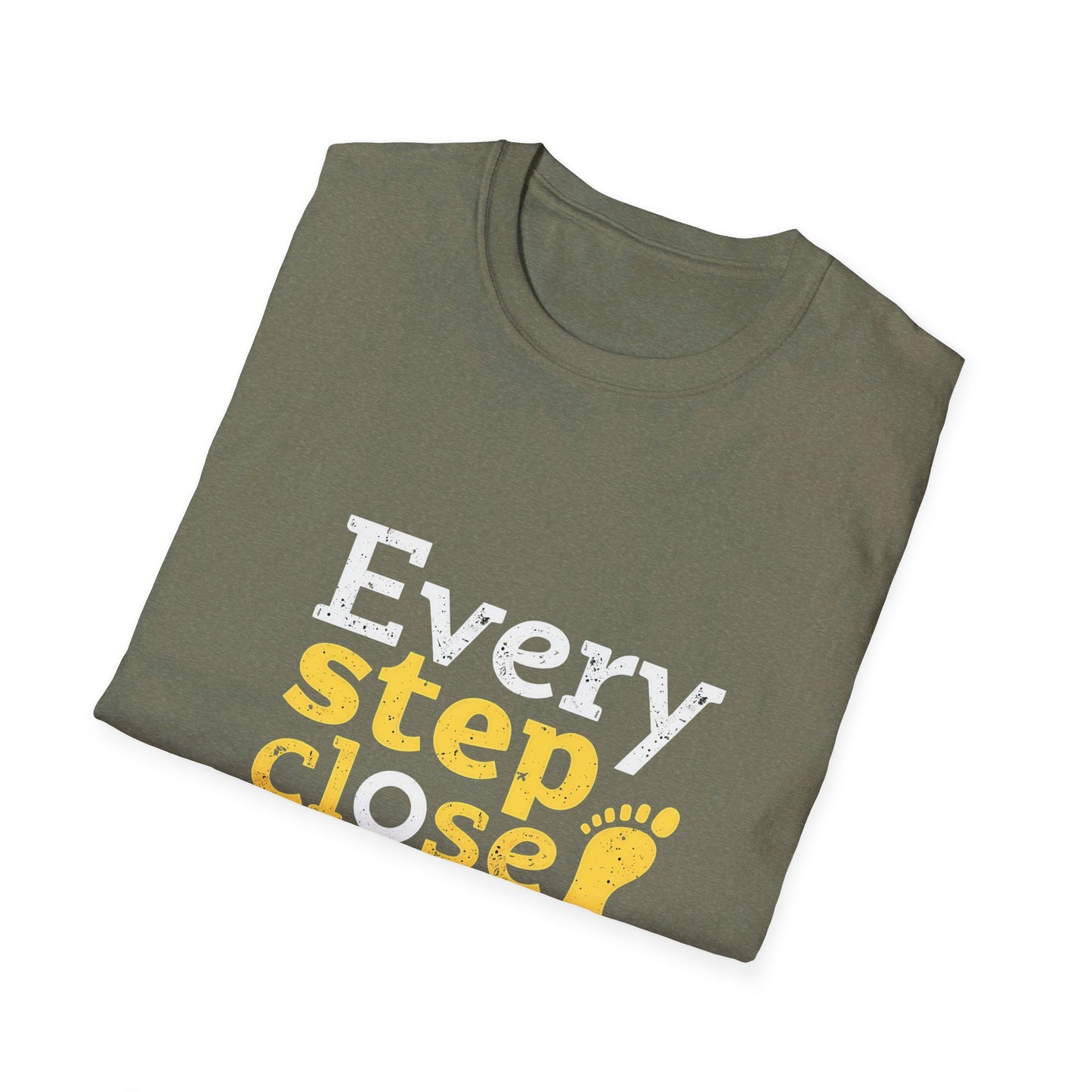 Every Step Close To A Cure Motivational Quote T-Shirt