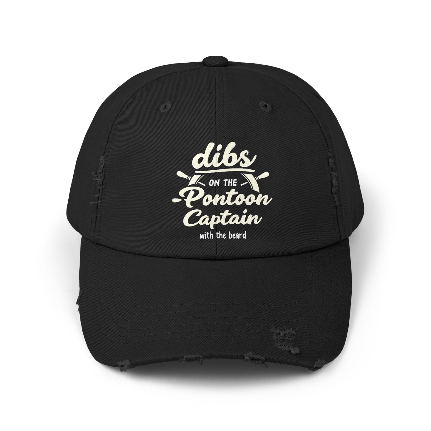 Dibs on the Pontoon Captain With the Beard Boating Fun Cap