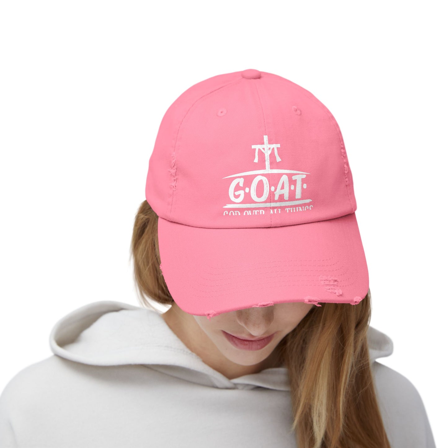 God Over All Things Faithful Expression with Cross Symbol Cap