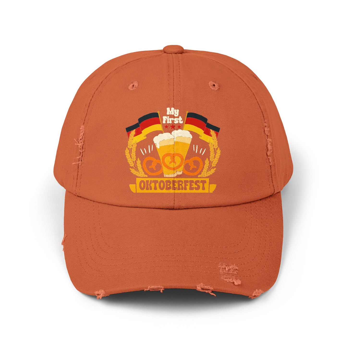 My First Oktoberfest 2024 Beer Pretzels Flags Cap