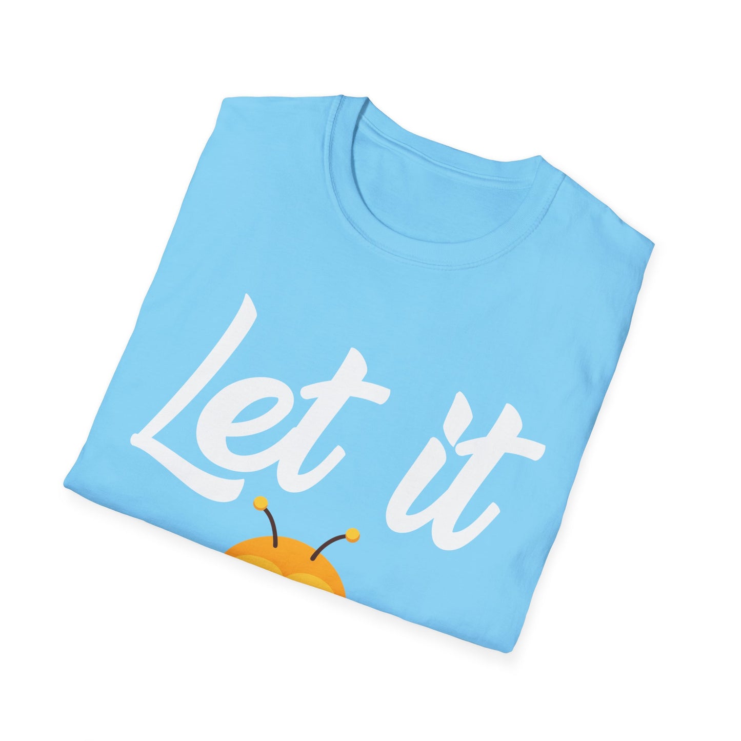 Let It Bee Cute Kawaii Cartoon Bumblebee T-Shirt