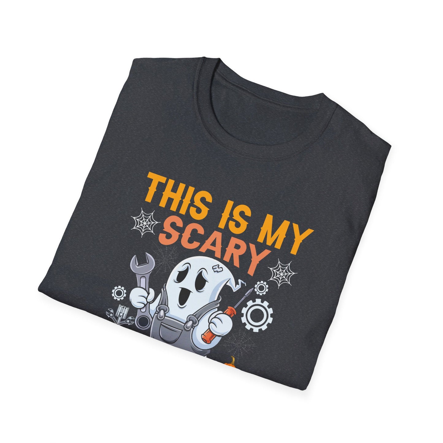 This Is My Scary Mechanic Costume - Halloween Ghost Mechanic T-Shirt