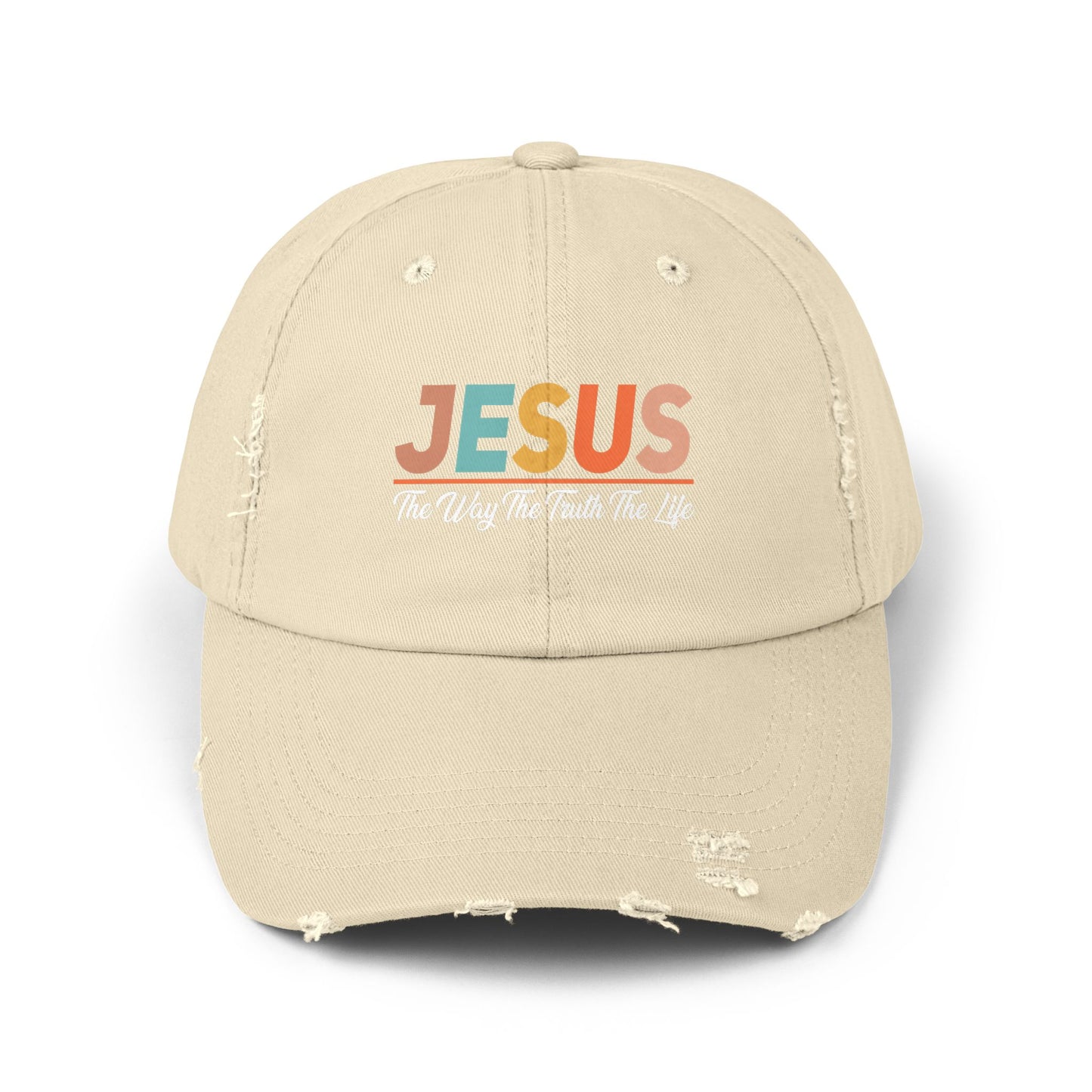 Jesus The Way The Truth The Life Inspirational Message Cap
