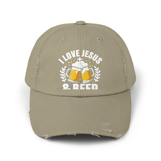 I Love Jesus And Beer Design For Faithful Beer Lovers Cap