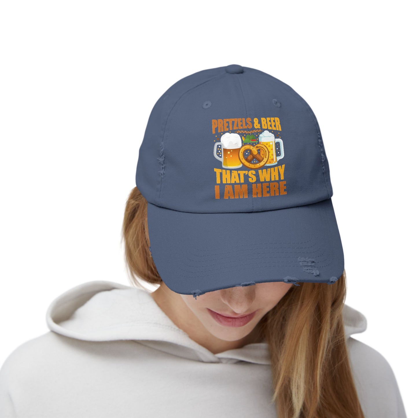Pretzels & Beer That's Why I Am Here | Oktoberfest Celebration Cap