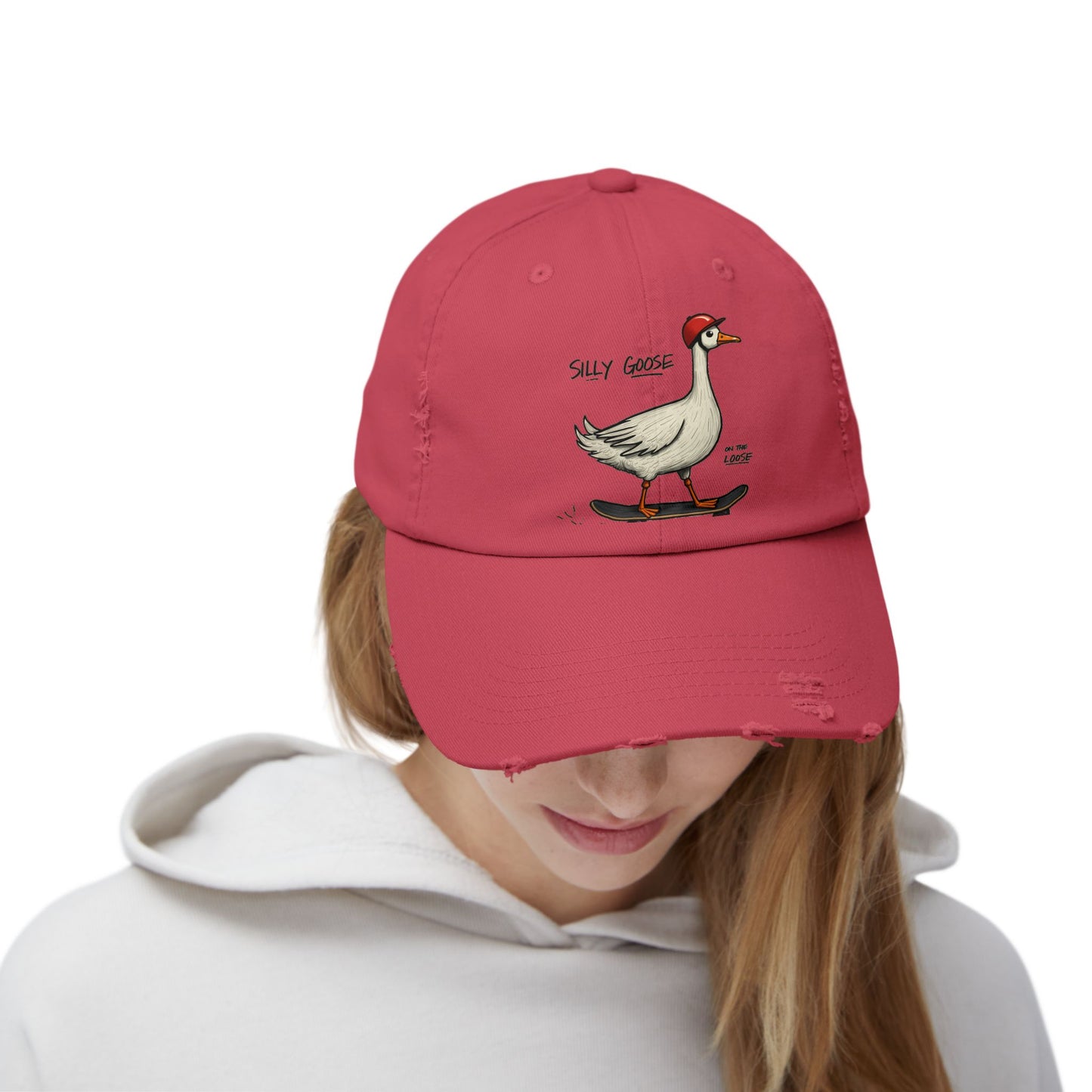 Silly Goose On The Loose Skateboarding Fun Cap