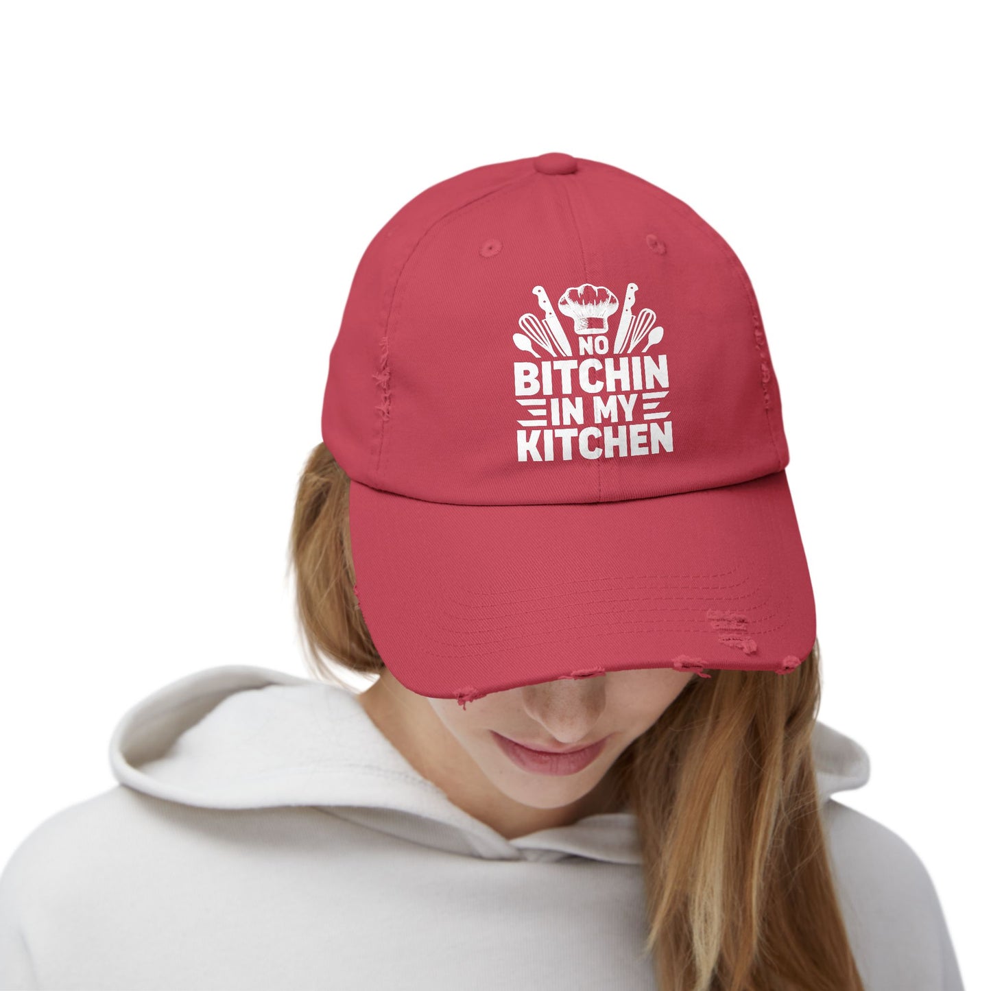 No Bitchin In My Kitchen Chef Humor Cap
