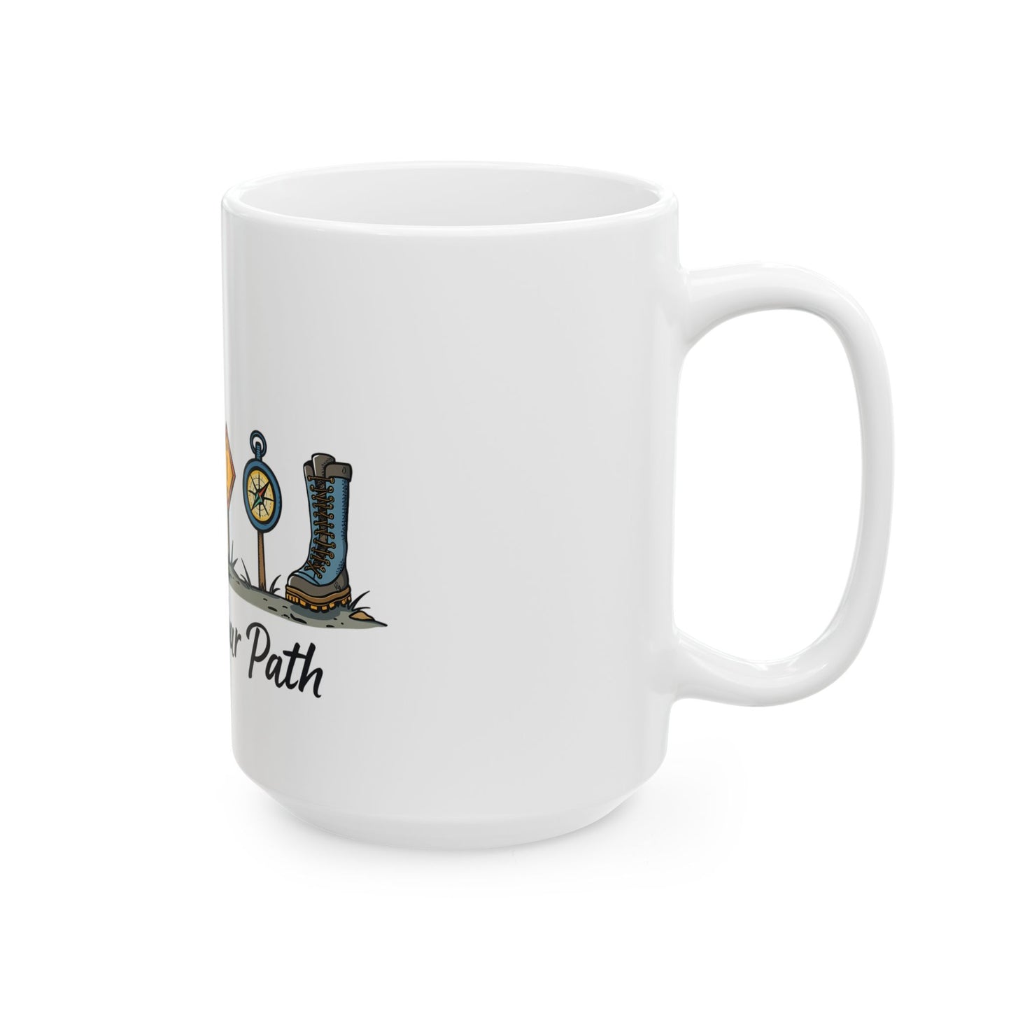 Find Your Path Adventure Inspiration Nature Hiking Ceramic Mug