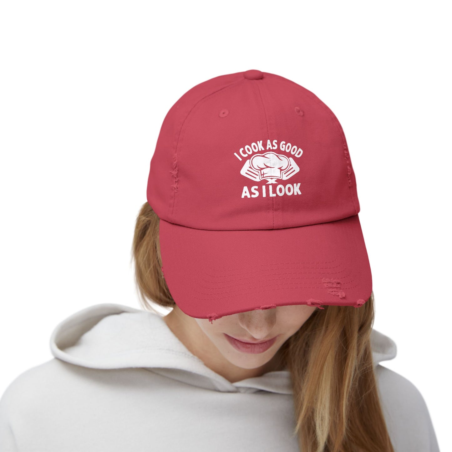 I Cook As Good As I Look Chef Hat Design for Culinary Enthusiasts Cap