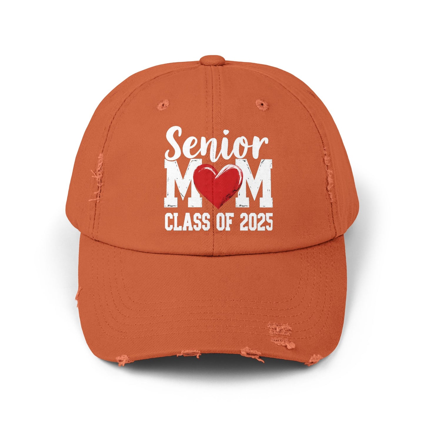 Senior Mom Class of 2025 Heart Cap