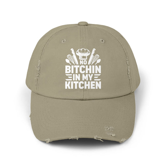 No Bitchin In My Kitchen Chef Humor Cap