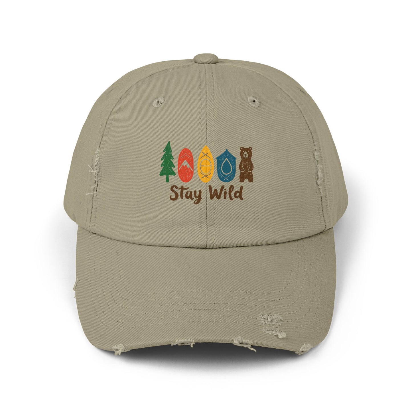 Stay Wild Adventure Nature Lover Design for Outdoor Enthusiasts Cap