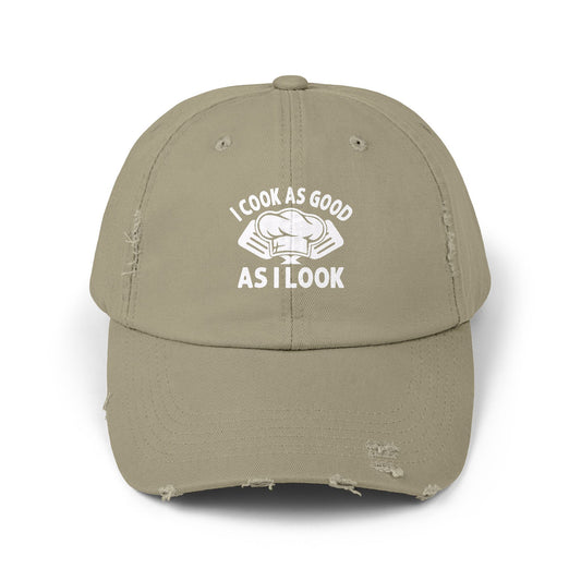 I Cook As Good As I Look Chef Hat Design for Culinary Enthusiasts Cap