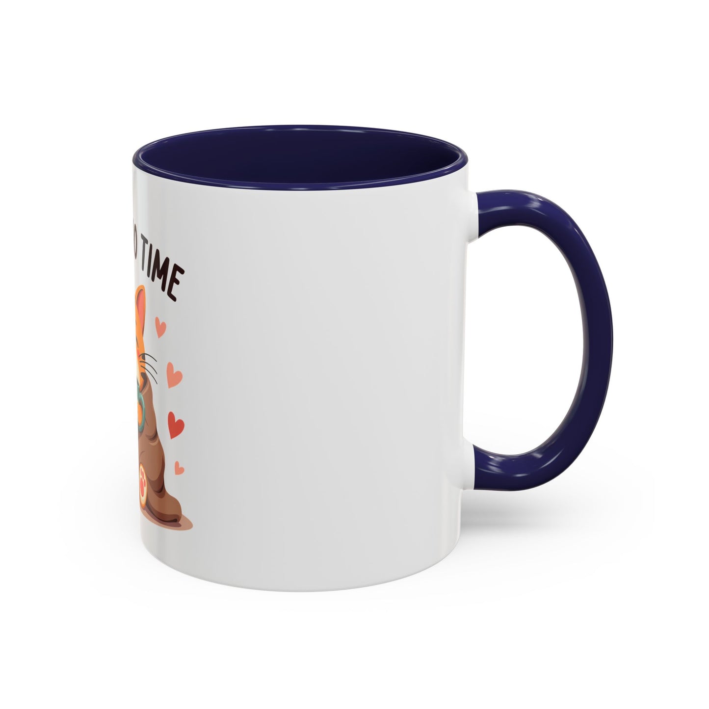 Catpuccino Time (Cat & Capuccino Fans) Coffee Accent Mug