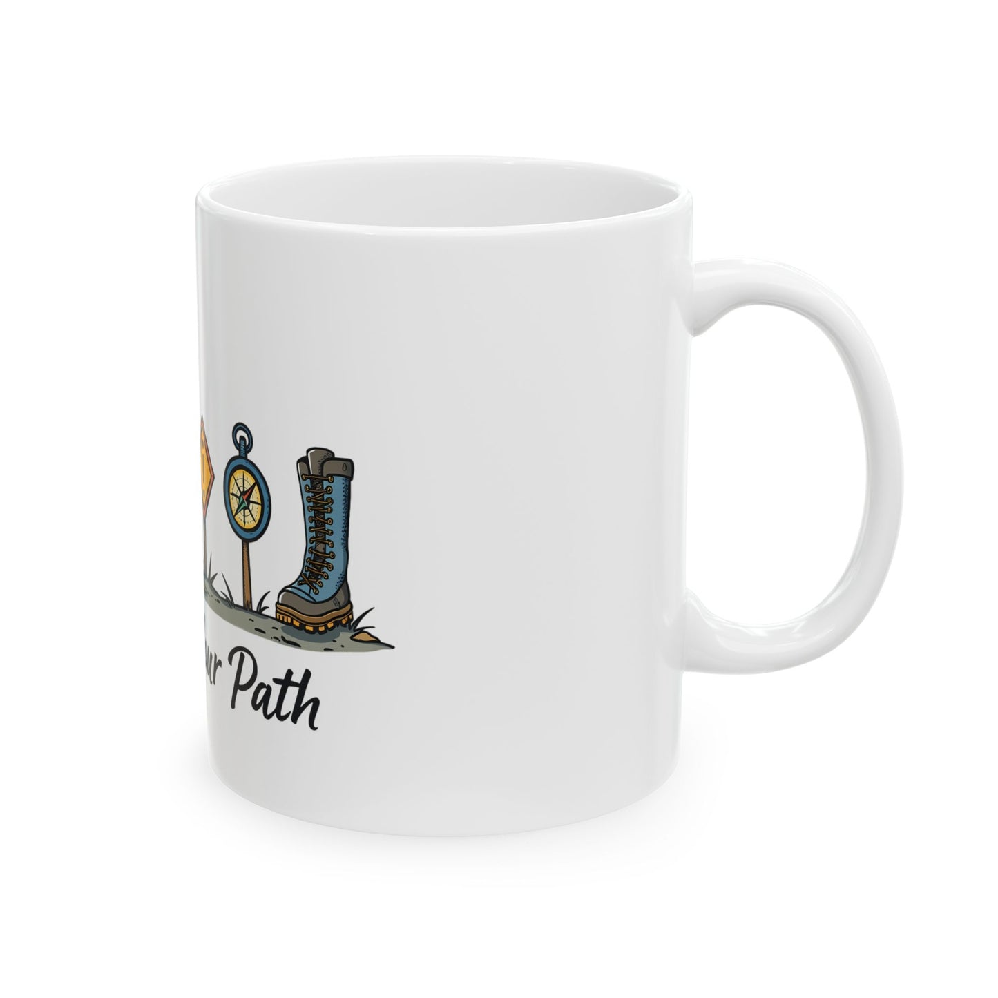 Find Your Path Adventure Inspiration Nature Hiking Ceramic Mug