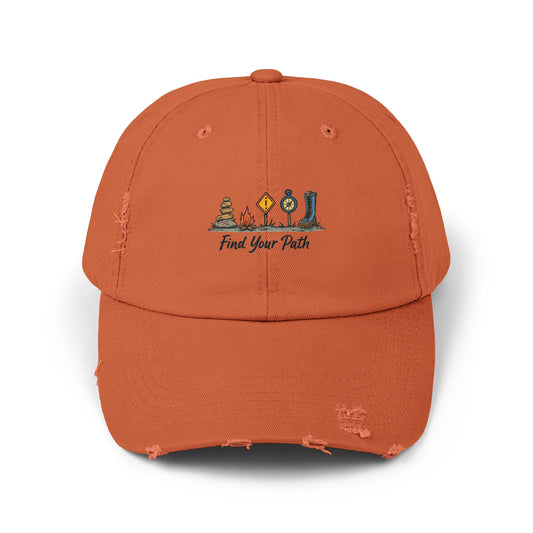 Find Your Path Adventure Inspiration Nature Hiking Cap