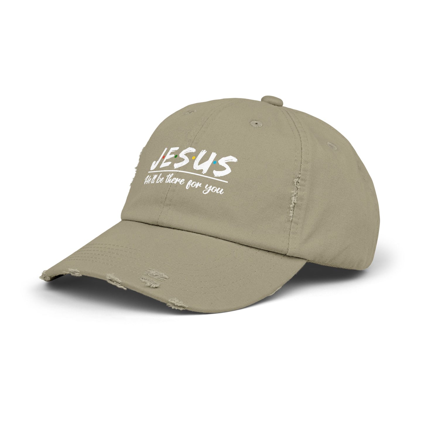 Jesus He'll Be There For You Faithful Message Cap