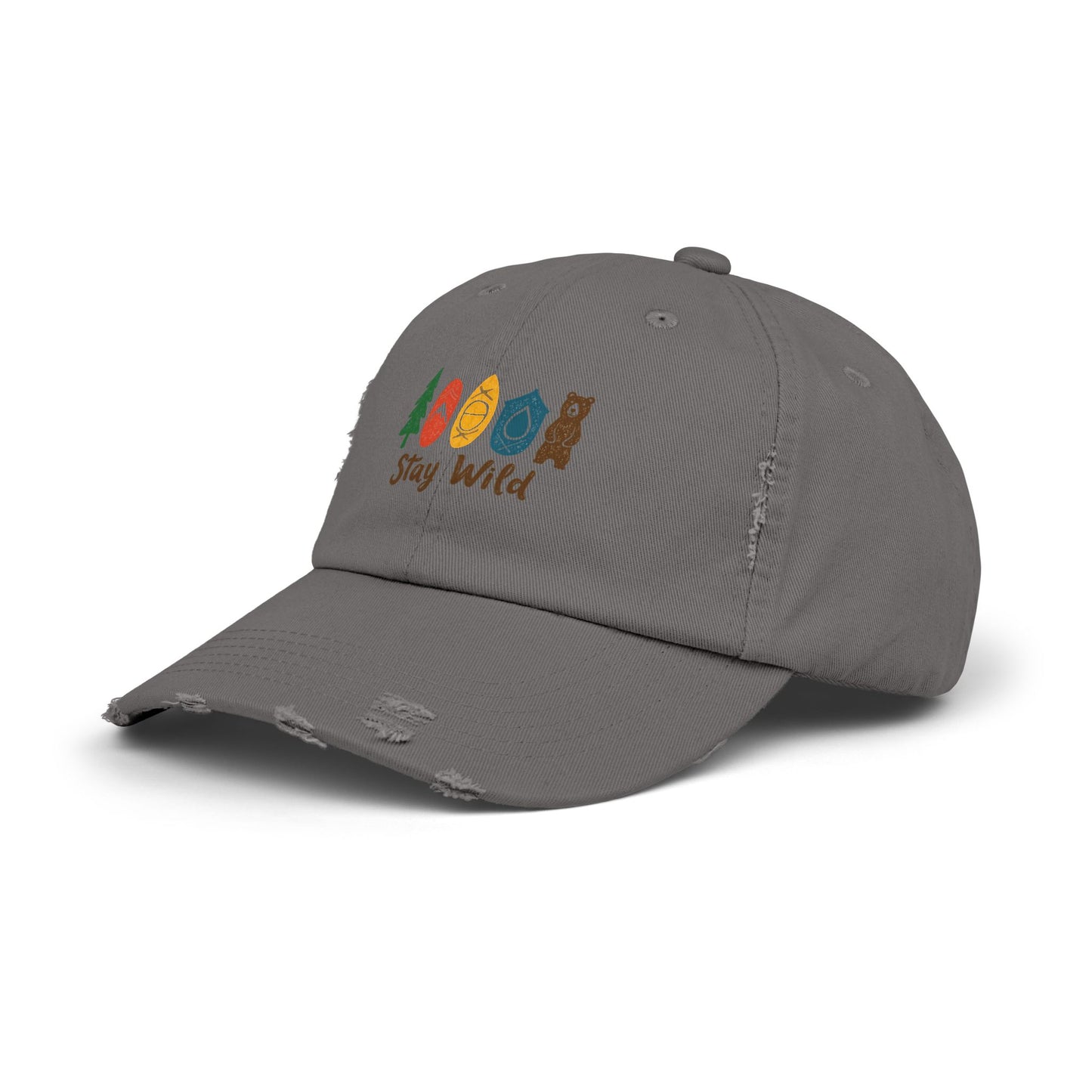 Stay Wild Adventure Nature Lover Design for Outdoor Enthusiasts Cap