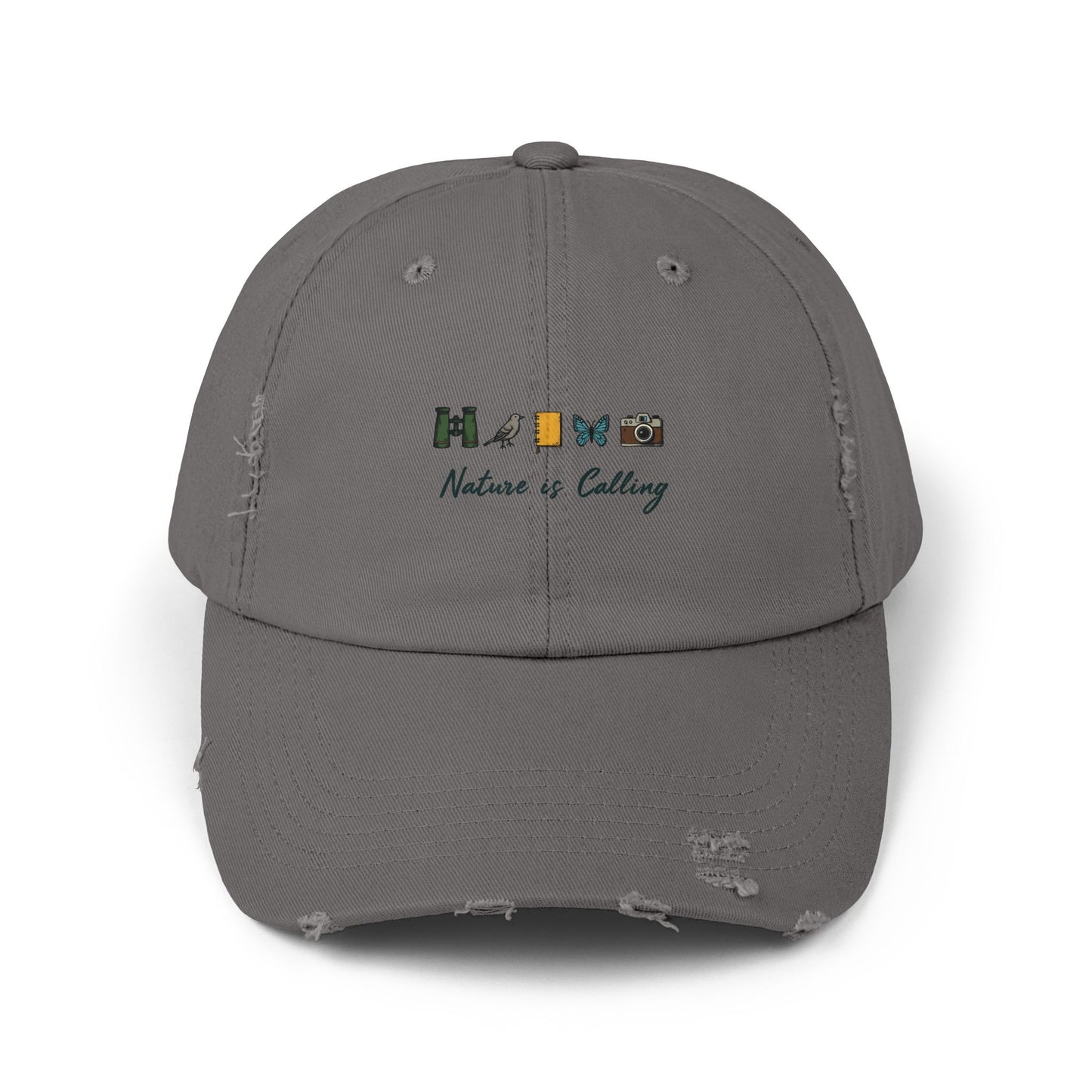 Nature Is Calling Adventure Enthusiasts Design Cap