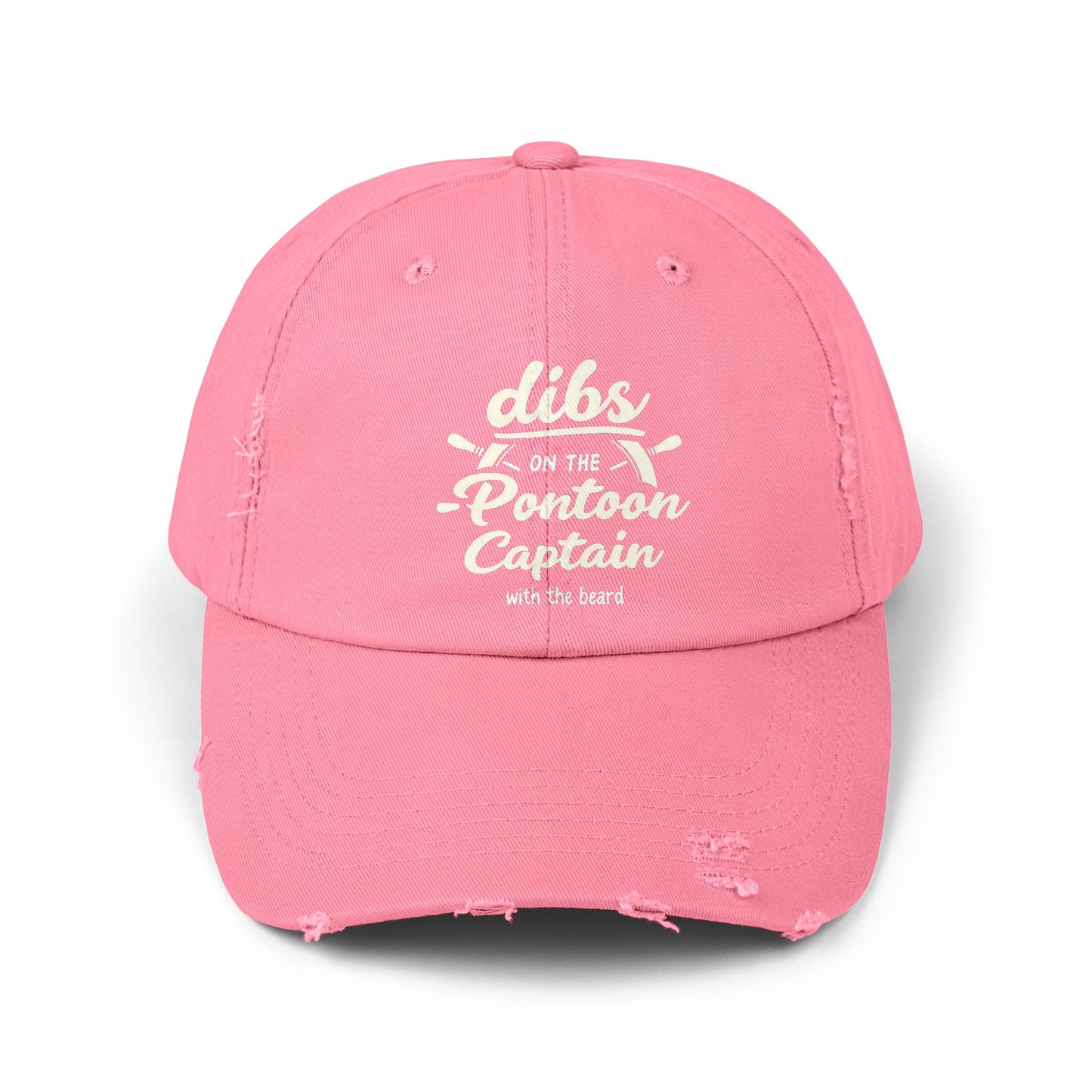 Dibs on the Pontoon Captain With the Beard Boating Fun Cap