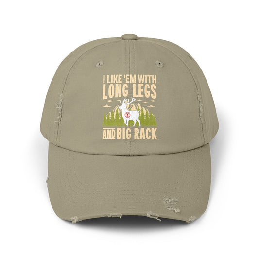 I Like 'Em With Long Legs And Big Rack Deer Hunting Cap