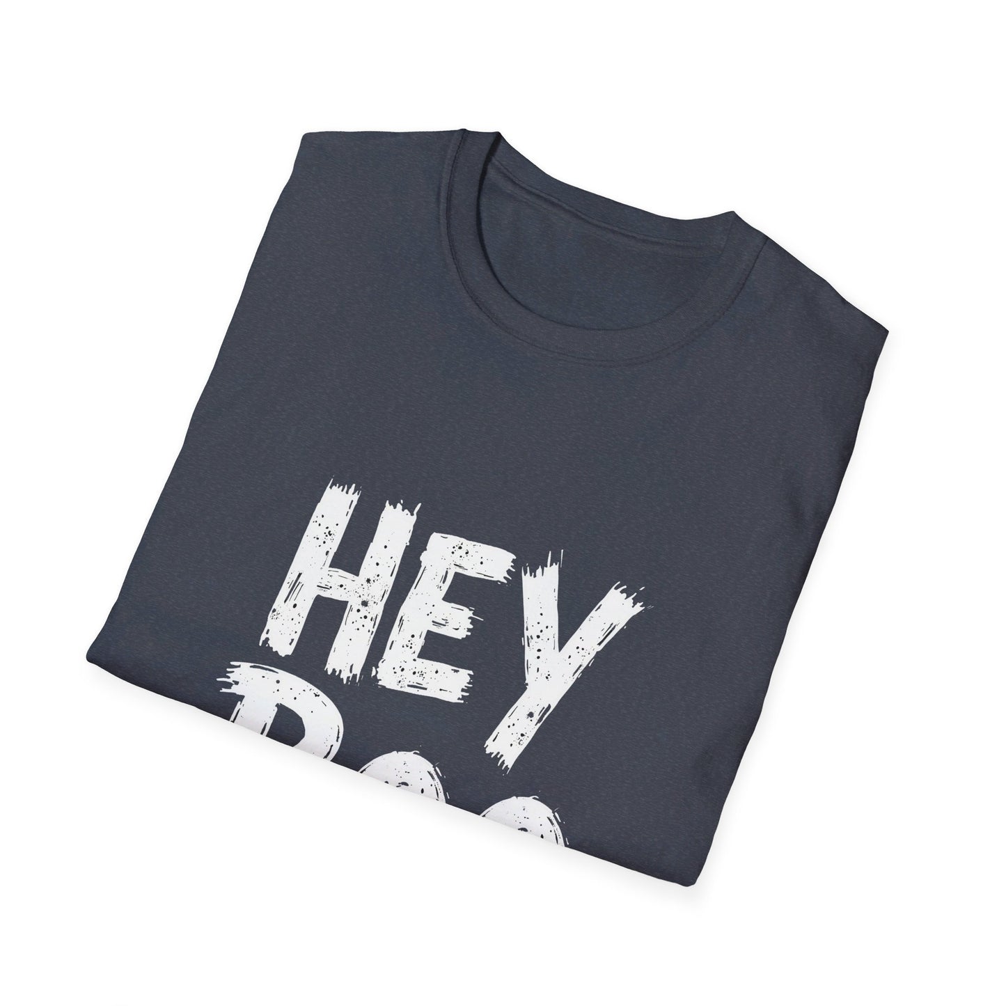 Hey Boo Bold Text Spooky Season Vibes T-Shirt
