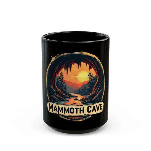 Mammoth Cave National Park Scenic Sunset Adventure Nature Exploration Ceramic Mug