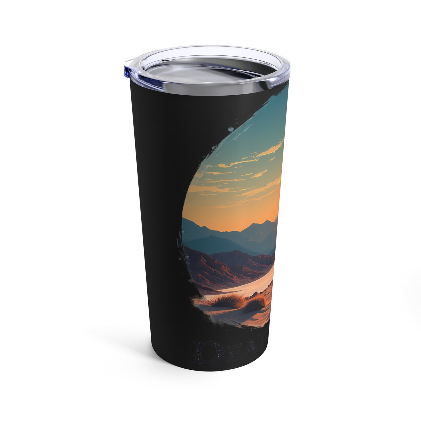 Death Valley National Park Sunset Landscape with Mountain Views