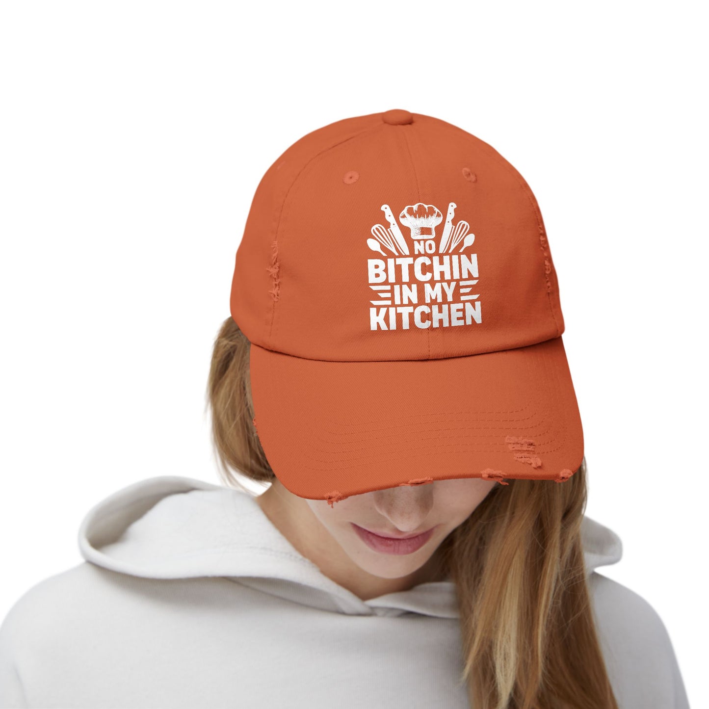 No Bitchin In My Kitchen Chef Humor Cap
