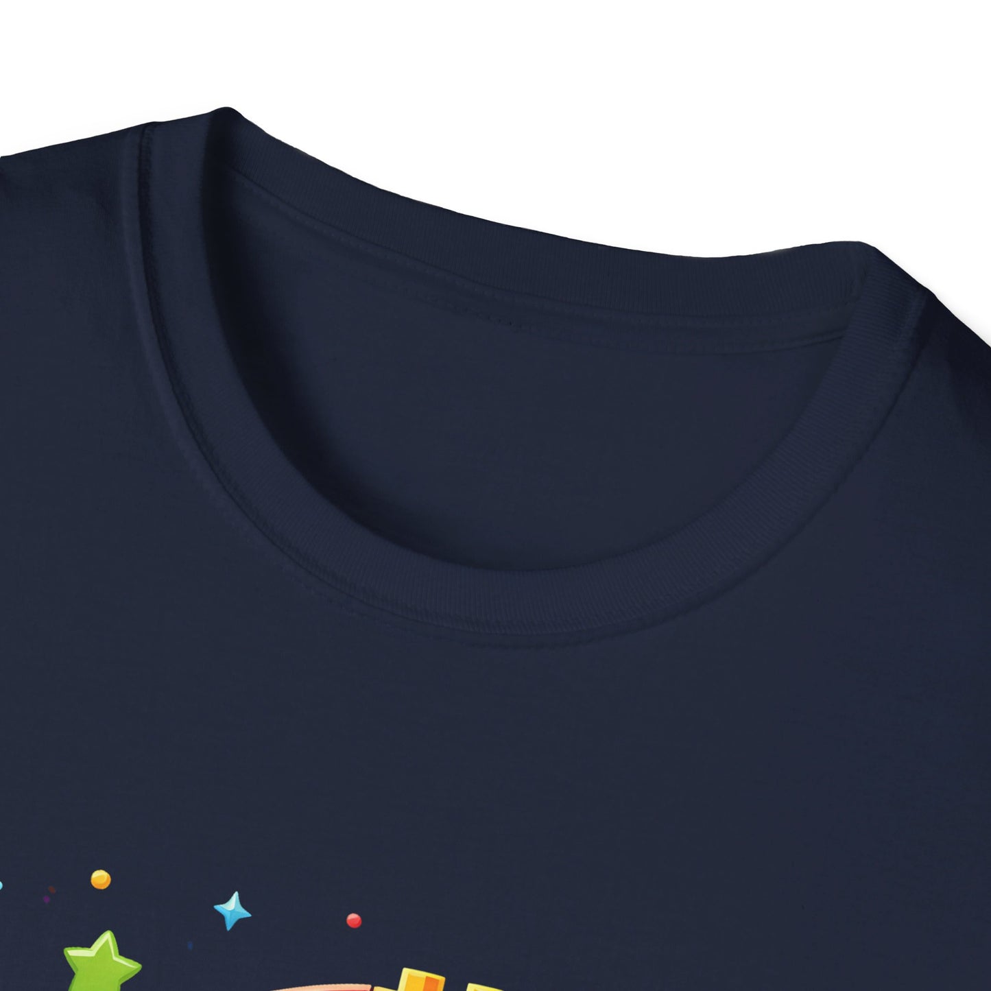 6th Birthday Boy Colorful Block Party T-Shirt