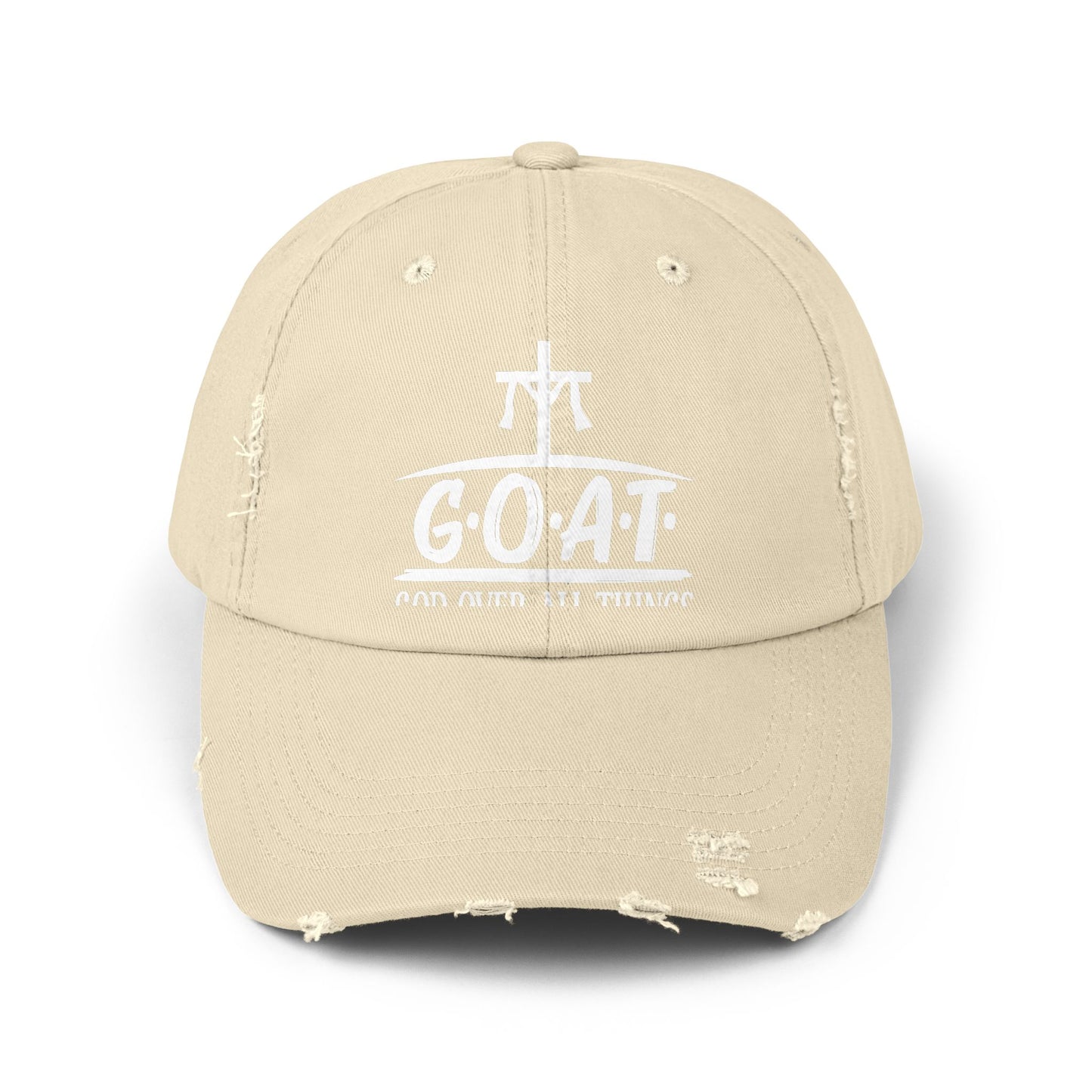 God Over All Things Faithful Expression with Cross Symbol Cap