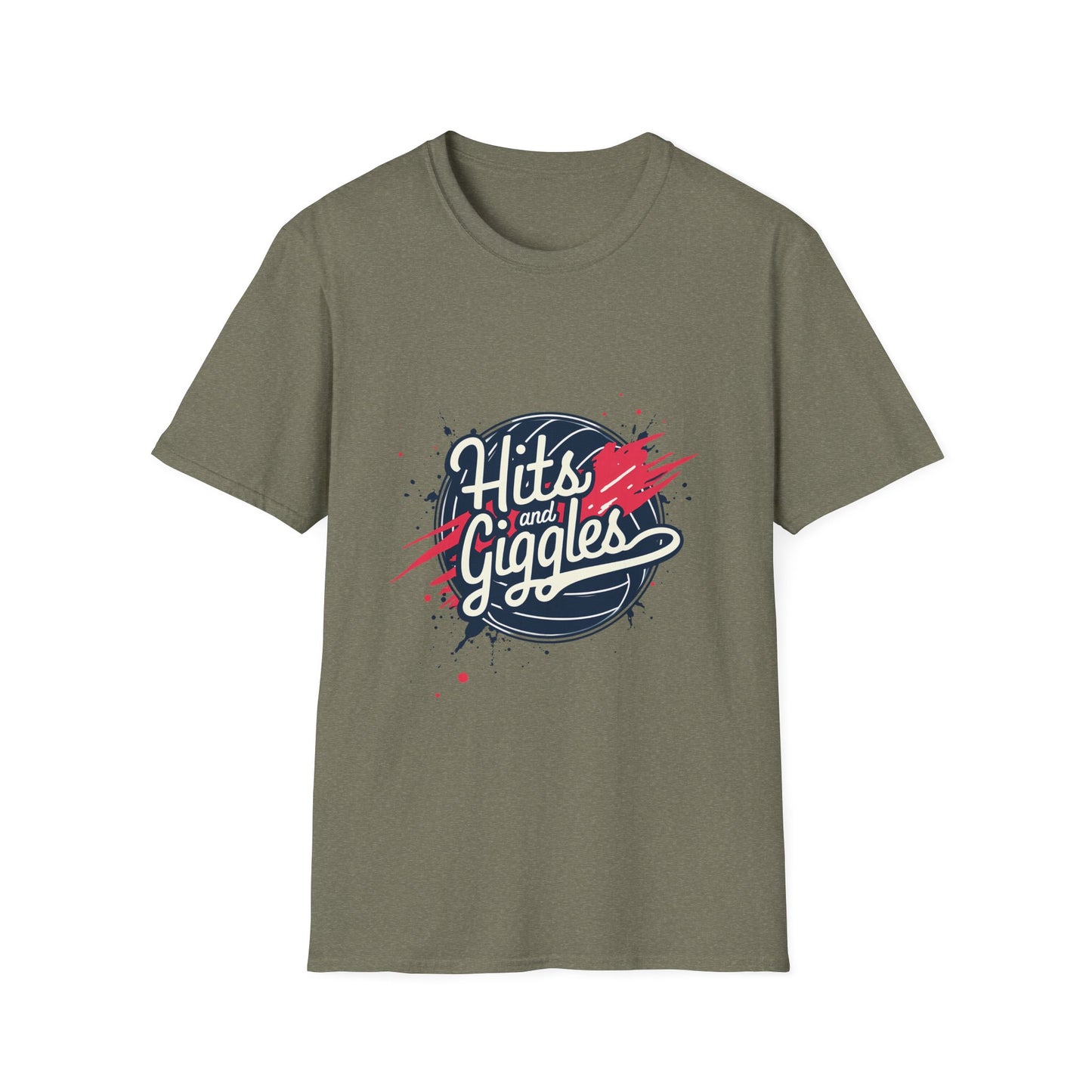 Hits And Giggles Volleyball Fun Design T-Shirt