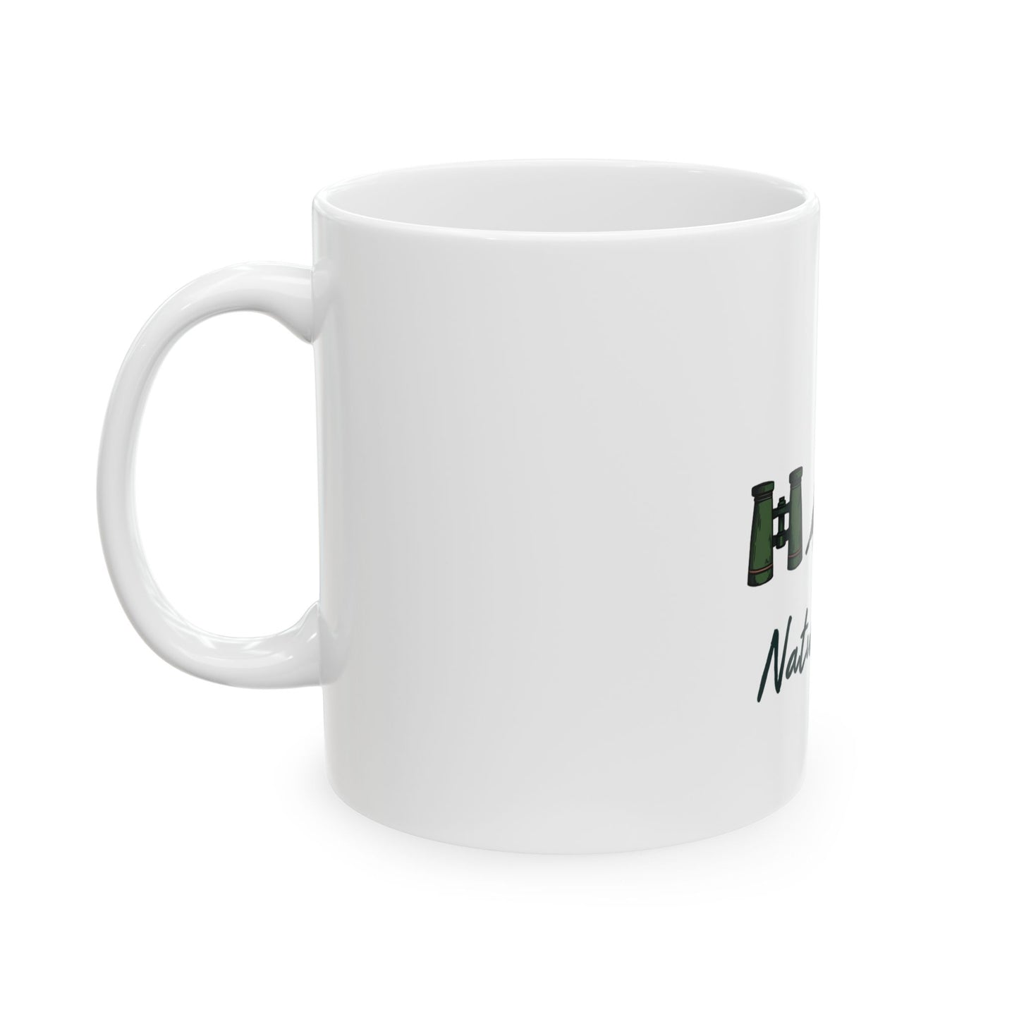 Nature Is Calling Adventure Enthusiasts Design Ceramic Mug