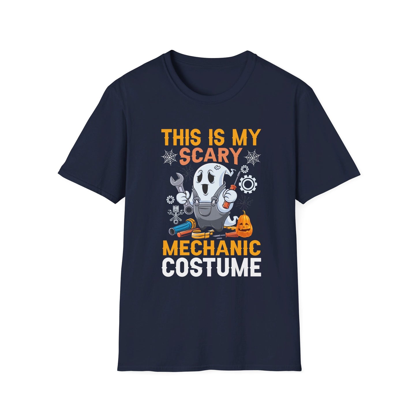 This Is My Scary Mechanic Costume - Halloween Ghost Mechanic T-Shirt