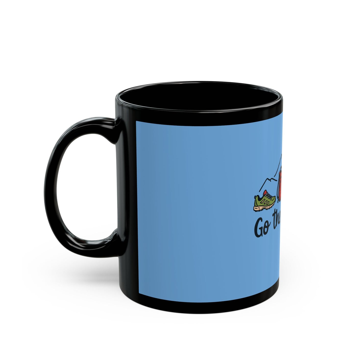 Go the Distance Adventure Enthusiast Hiking Essentials Ceramic Mug