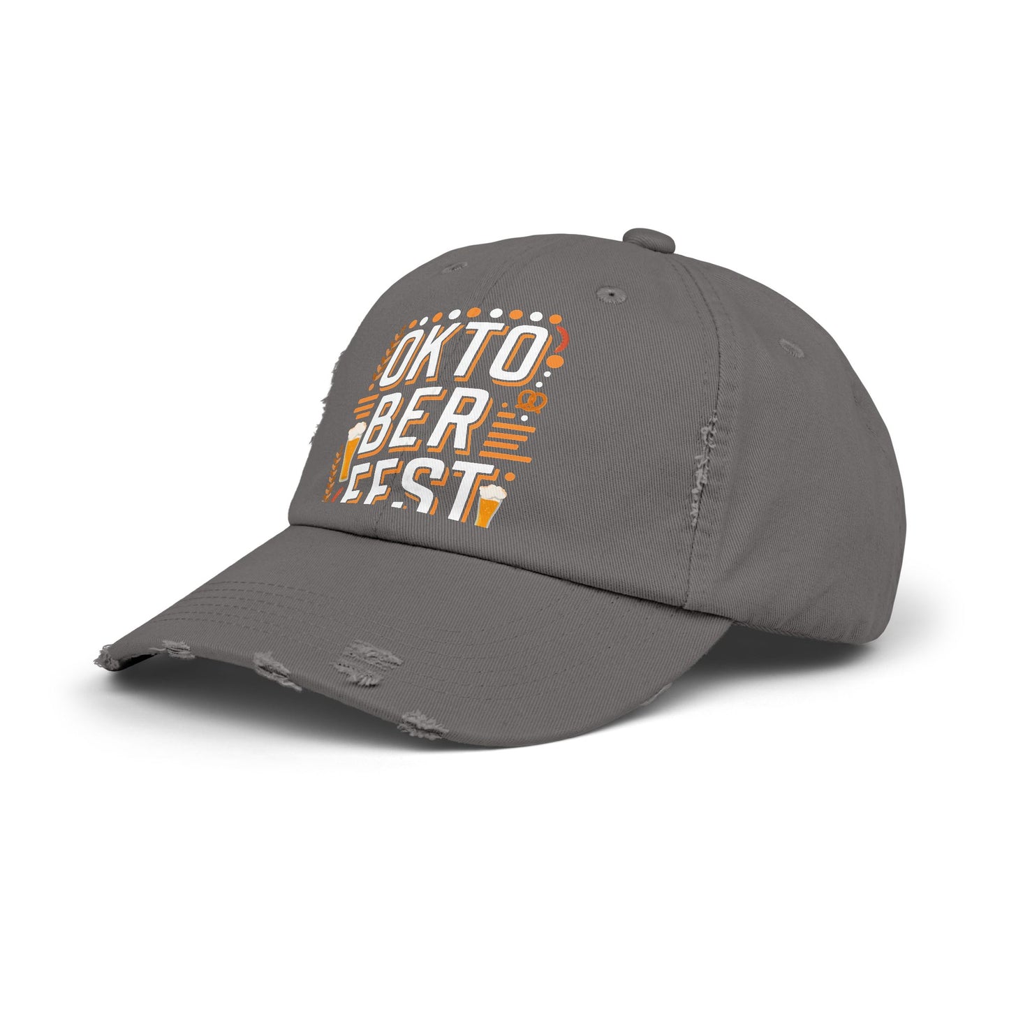 Oktoberfest Celebration Beer Pretzels Sausages Festive Design Cap