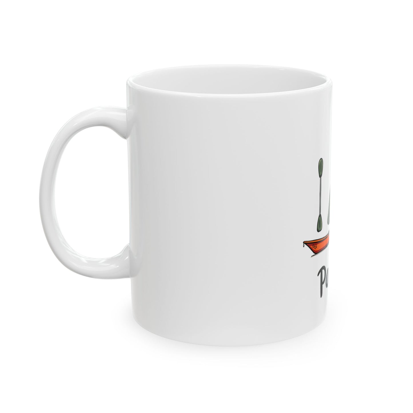 Paddle On Kayak Adventure Enthusiast Gear Ceramic Mug