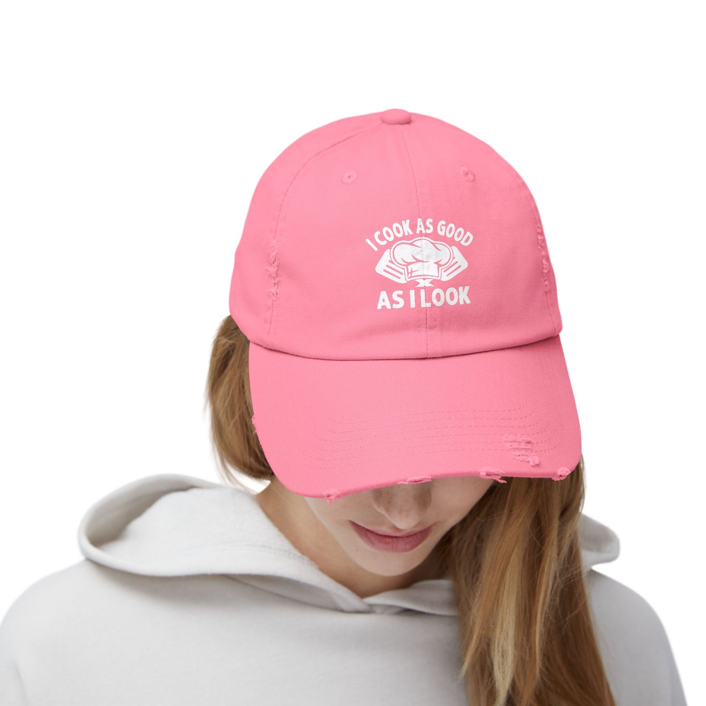 I Cook As Good As I Look Chef Hat Design for Culinary Enthusiasts Cap