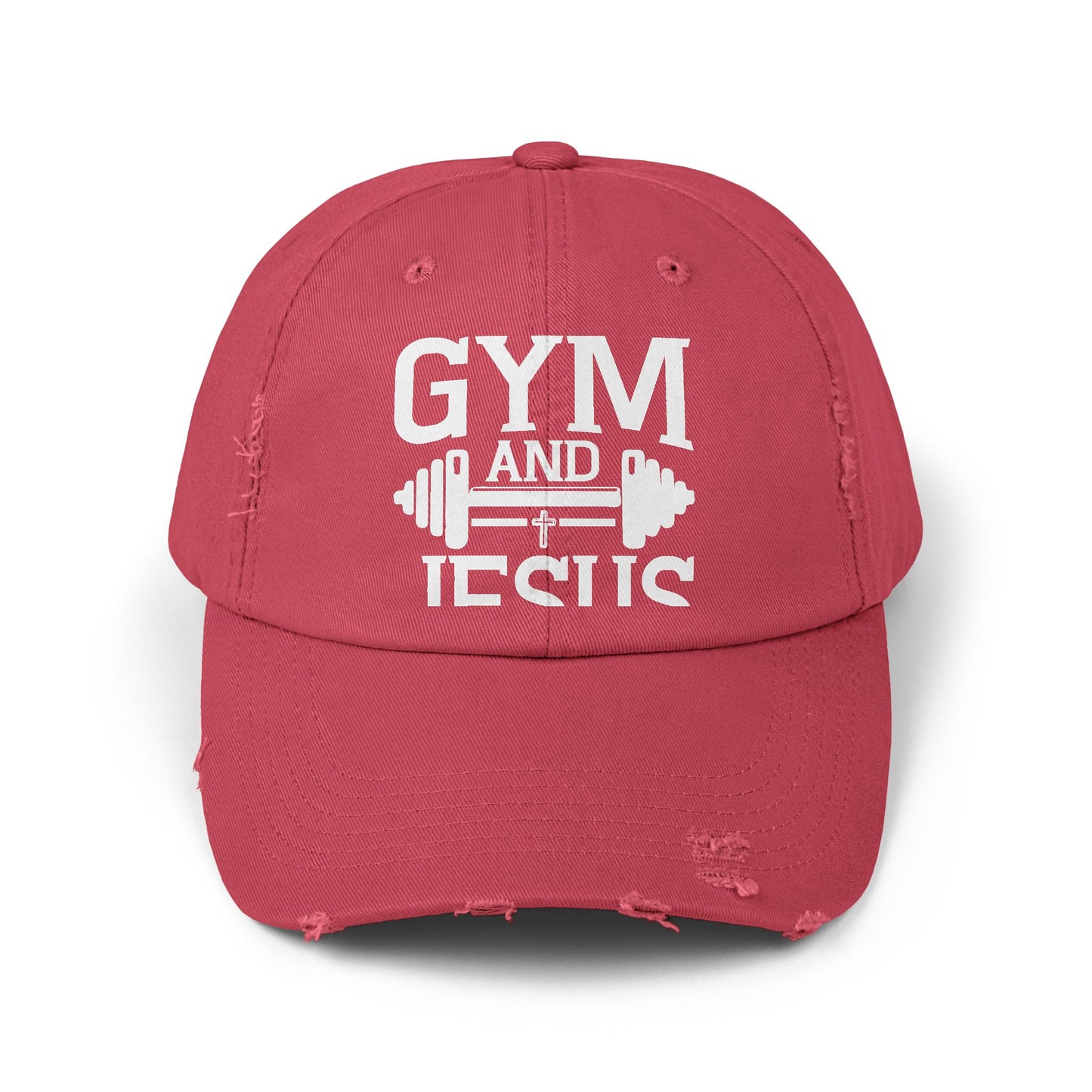 Gym and Jesus Workout Motivation with Faith Cap