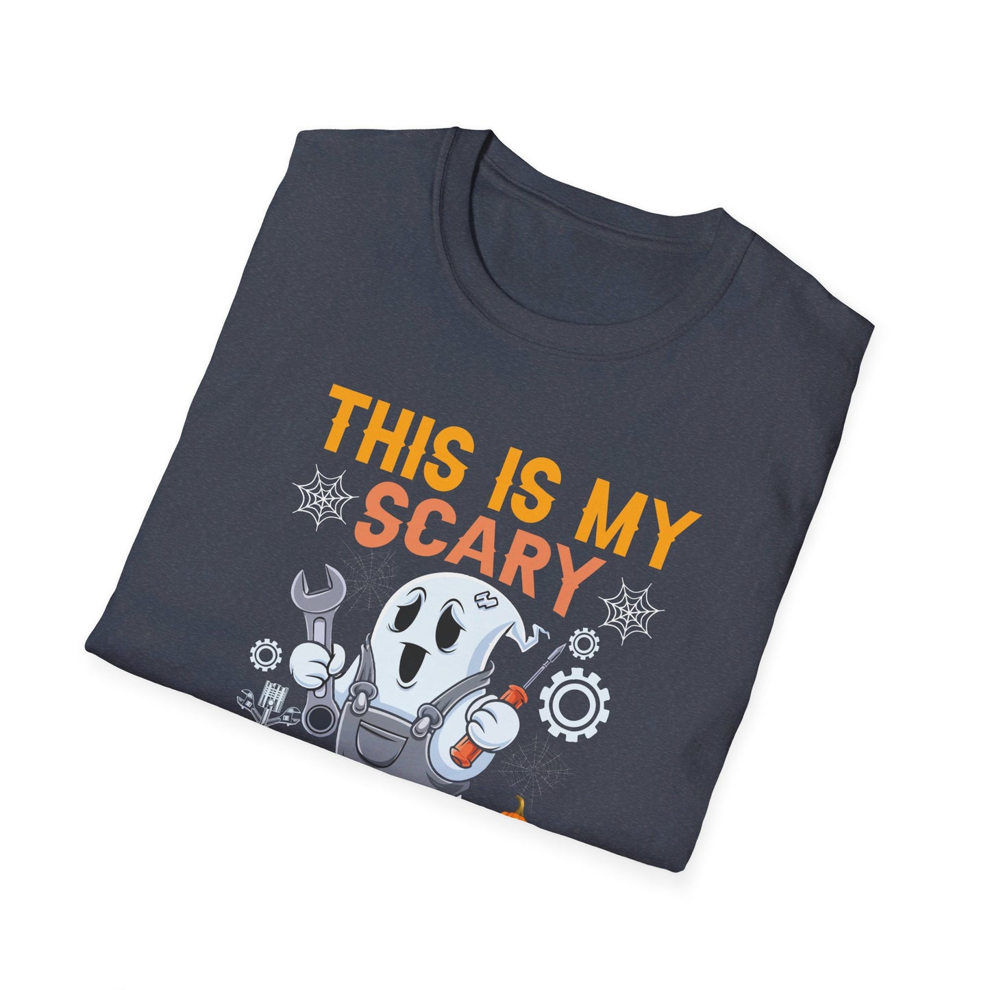 This Is My Scary Mechanic Costume - Halloween Ghost Mechanic T-Shirt